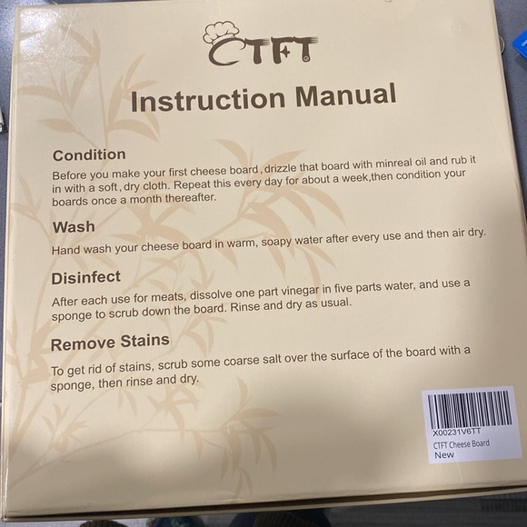 NIB Cooking time is family time cheeseboard and cutlery set - Picture 4 of 4